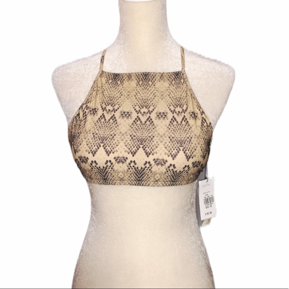 Sofia Bikini Top New Snake Skin Medium